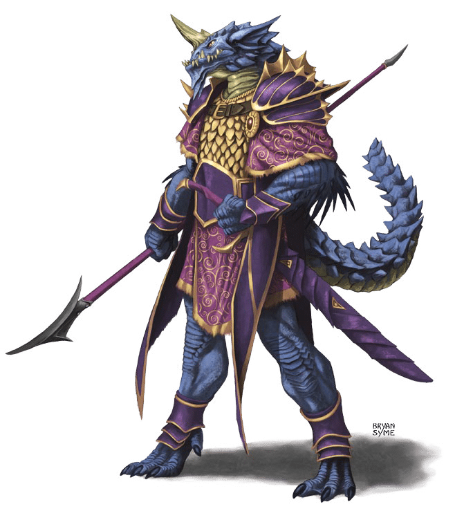 Langdedrosa-Cyanwrath-blue-half-dragon-champion-Cult-of-the-Dragon-in-Hoard...